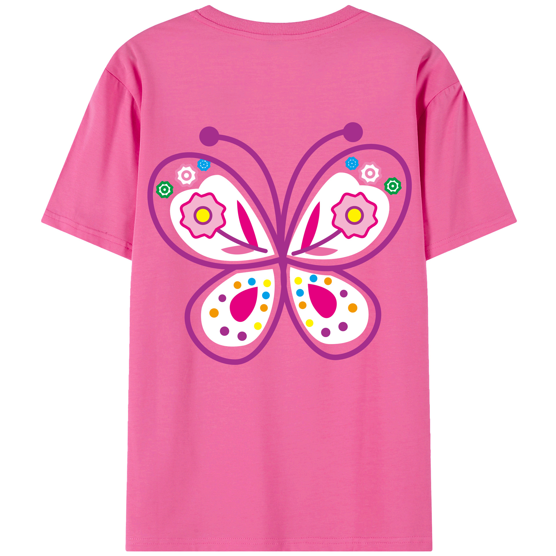 （画像用） Hello Kitty ハローキティ レディース半袖Tシャツ(バックプリント)